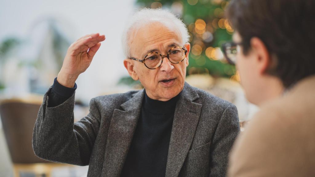 Antonio Damasio durante la conversación.