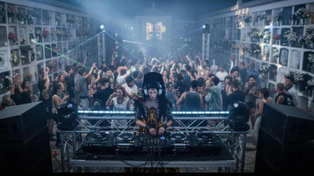 Cartel de la fiesta celebrada en Sevilla.