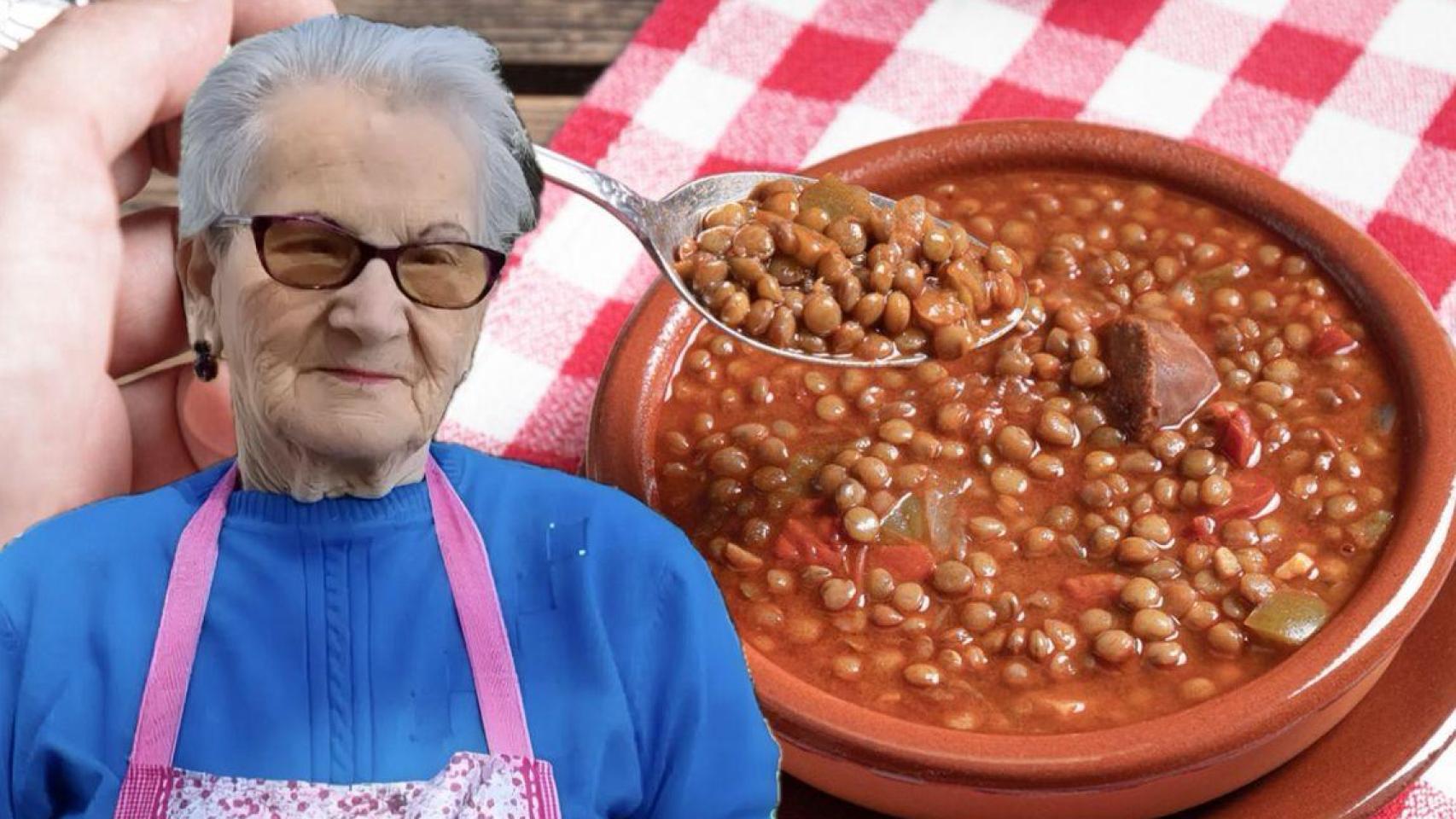 Alfonsa (81), abuela cocinera: El truco para unas lentejas sabrosas no es el sofrito, son estas 4 especias