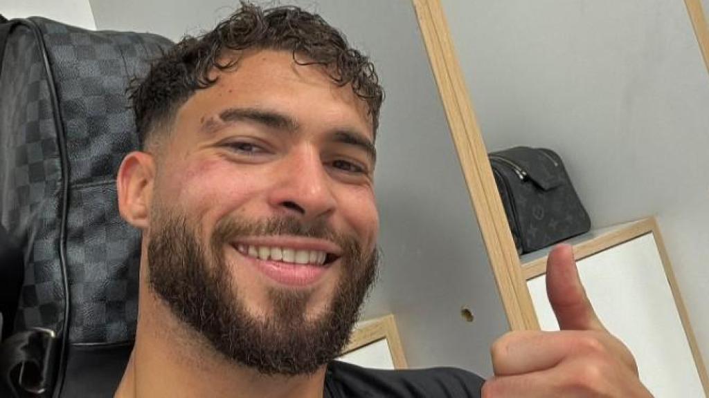 Dani Sánchez, jugador del Málaga CF.