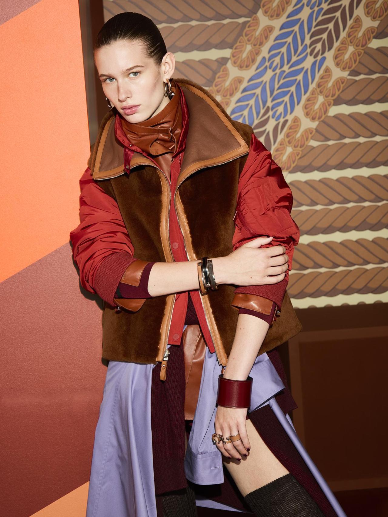 Desfile de la colección FW25 de Hermès.