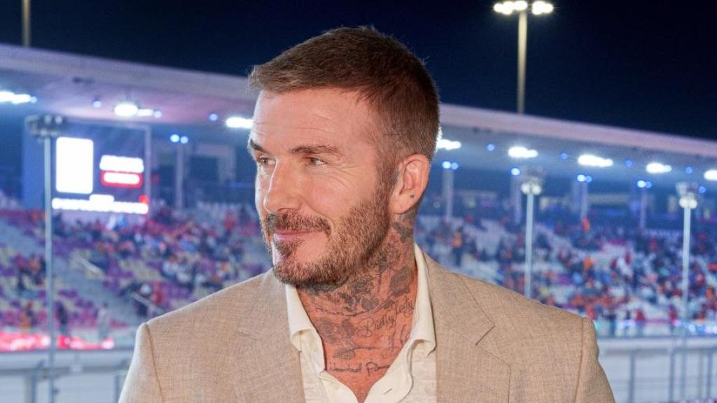 David Beckham, en una imagen de sus redes sociales.