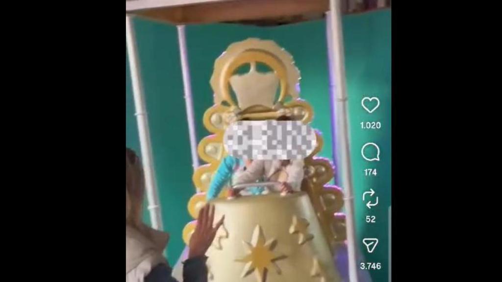 La obra de arte que despertó la polémica en redes sociales.