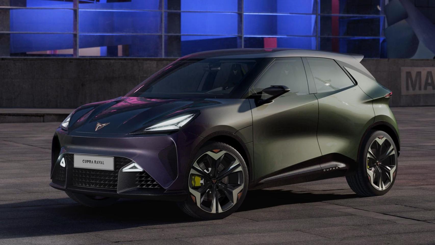 El CUPRA Raval, presentado inicialmente como UrbanRebel, se mueve por la emoción, diseñado y desarrollado para un mundo eléctrico más rebelde.