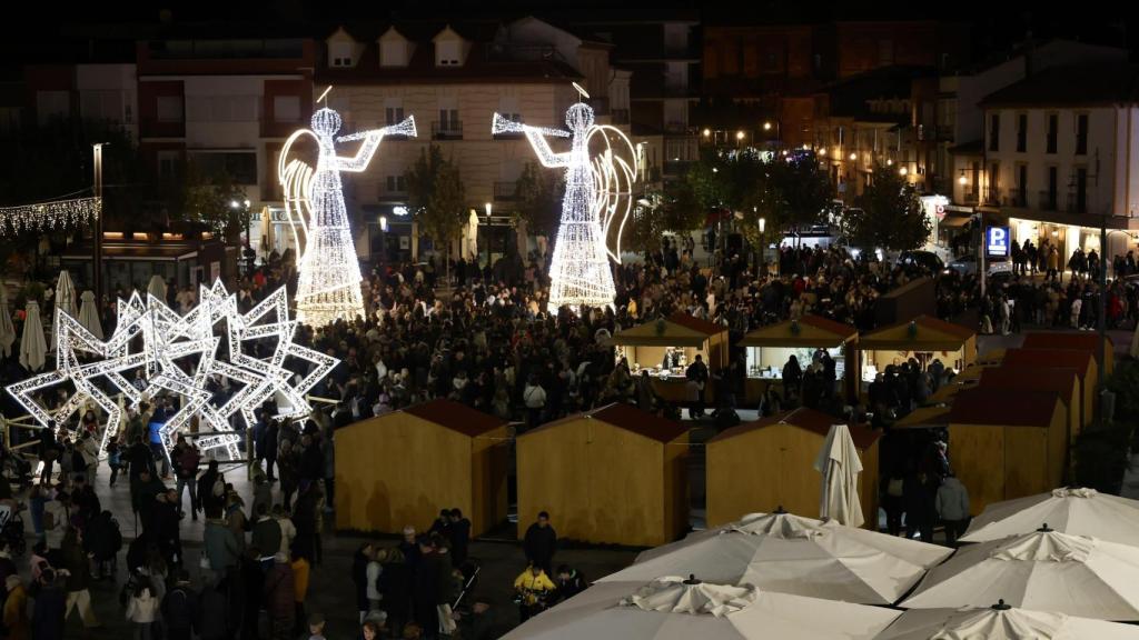 Iluminación  navideña en Alcázar de San Juan.