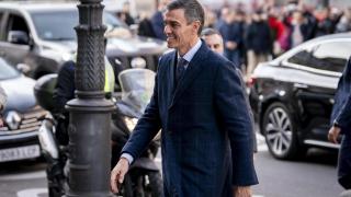 El presidente del Gobierno, Pedro Sánchez, este lunes.