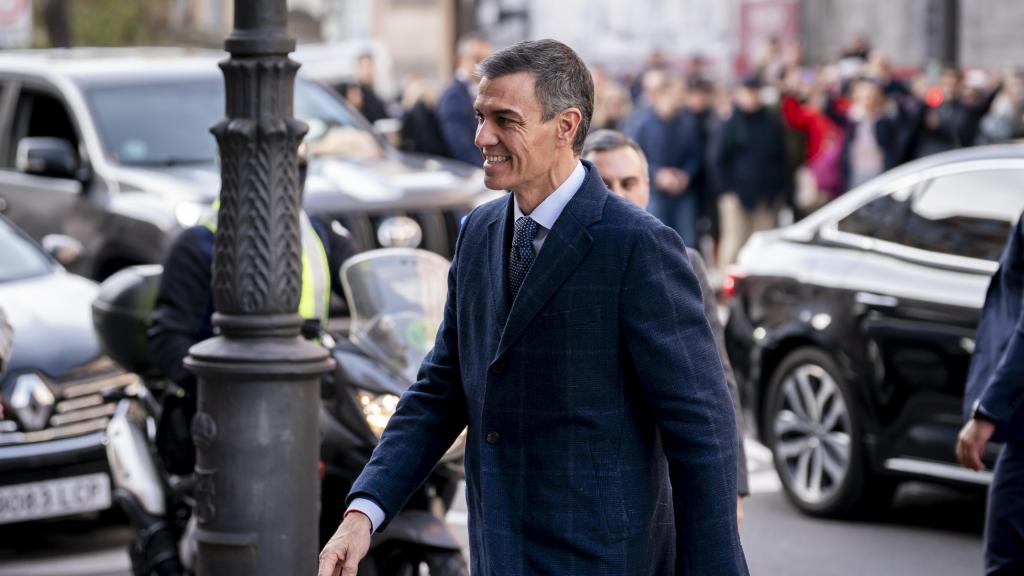El presidente del Gobierno, Pedro Sánchez, este lunes.