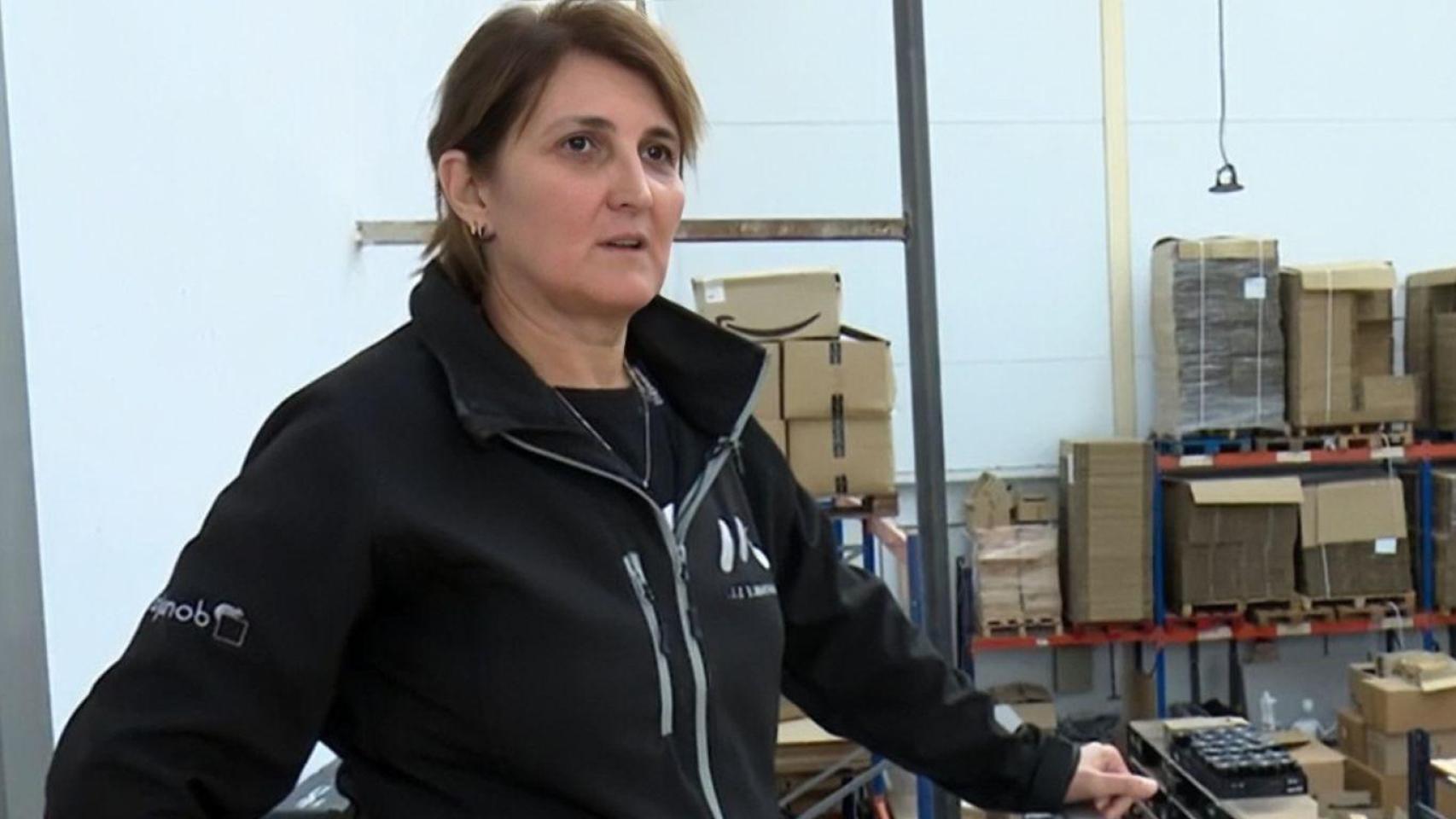 May Martínez, dueña de un negocio de compraventa de devoluciones.