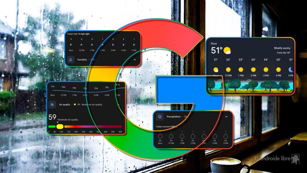 Fotomontaje inspirado en Weather de Google
