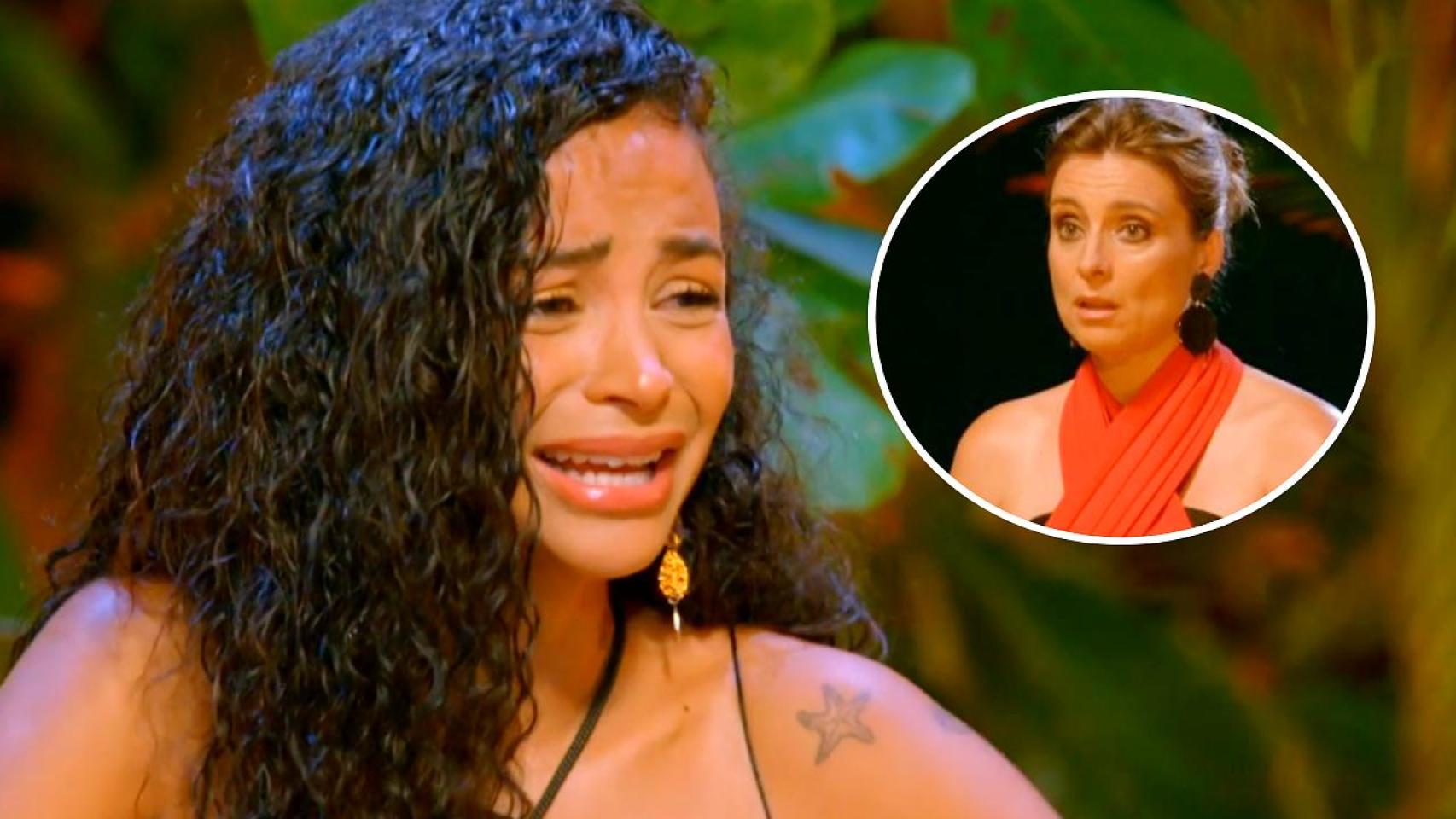 Mayeli y Sandra Barneda, en 'La isla de las tentaciones'.