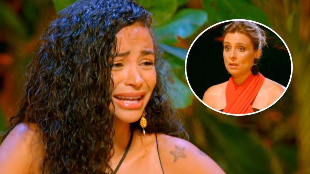 Mayeli y Sandra Barneda, en 'La isla de las tentaciones'.