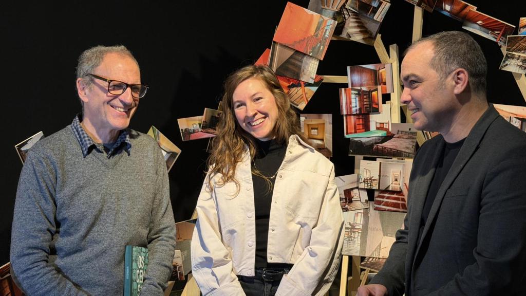 (De izda a dcha) Javier Sáez, Adela Moreno y Carlos Sampériz.