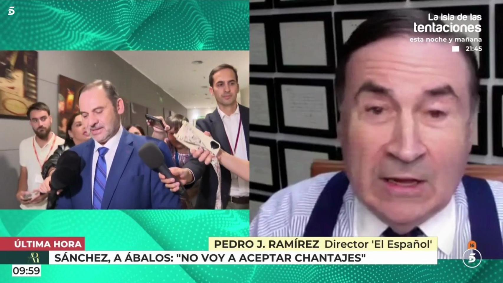 Pedro J. Ramírez este martes durante su intervención en 'El programa de AR'.