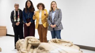 Las esculturas del Mestre Mateo ya están en Santiago: Es un día histórico para Galicia