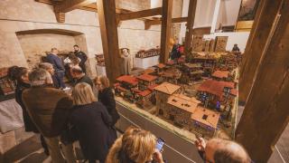 Imagen de la inauguración del Belén Monumental de Fantasía en Medina de Pomar