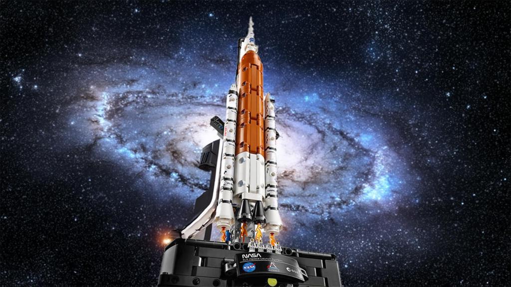 Fotomontaje con el set de Lego.