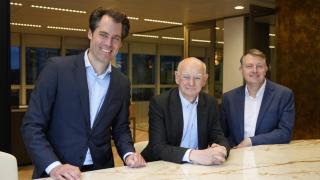 Floris Lugt, Sir Howard Davies y Jan-Oliver Sell, la cúpula directiva de Qivalis.