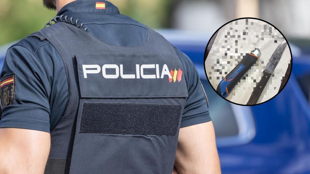 El agresor  portaba un cuchillo y un cúter.