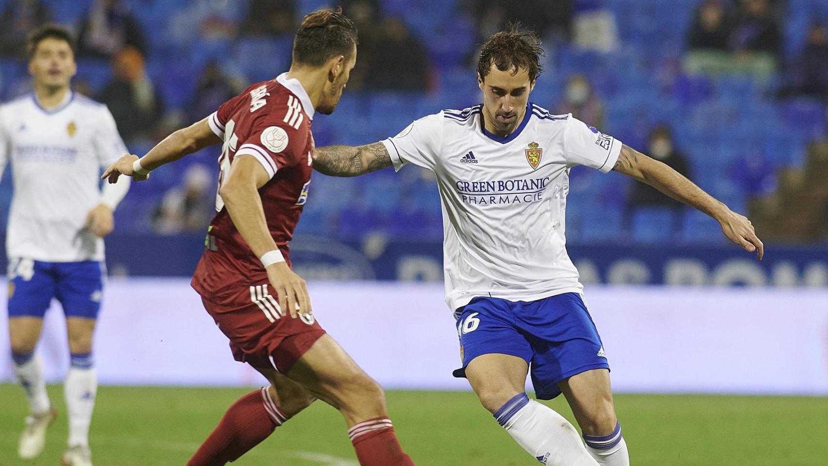 Real Zaragoza – Burgos en Copa del Rey en 2021.