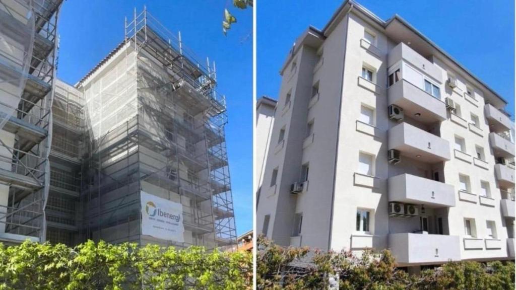 Uno de los edificios rehabilitados por Ibenergi.