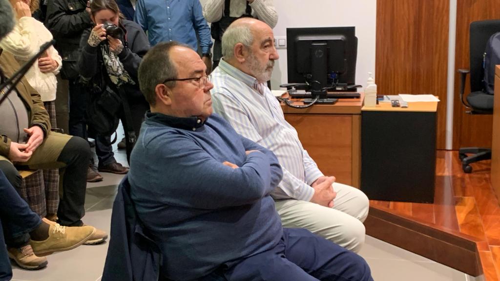 Lucio Cucalón, este martes en la Audiencia Provincial de Zaragoza.