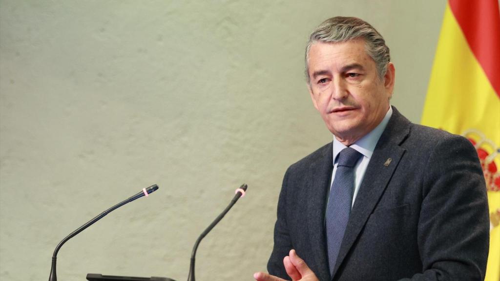 Antonio Sanz, este martes en el Palacio de San Telmo, en Sevilla.