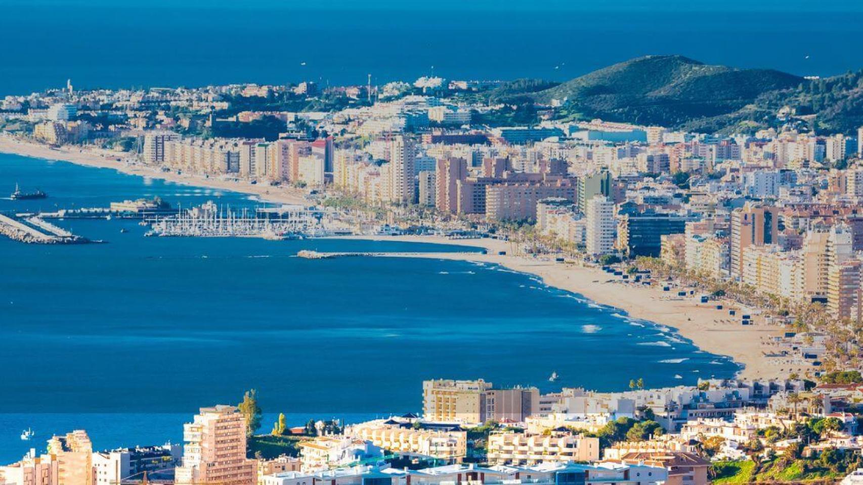 Vistas de la Costa del Sol.