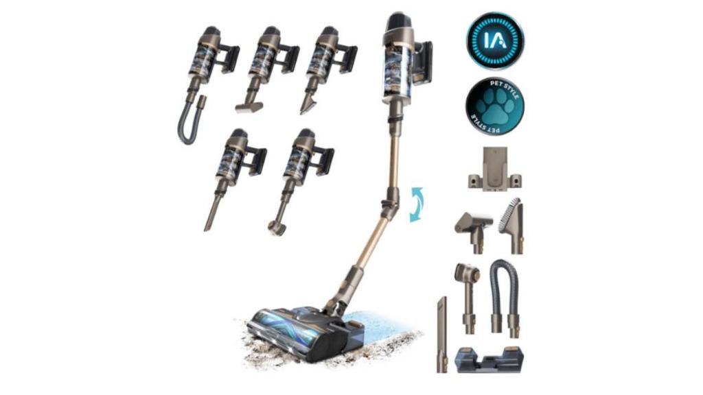 Aspiradora sin cable Cecotec Conga Rockstar RX90 AI AquaPet