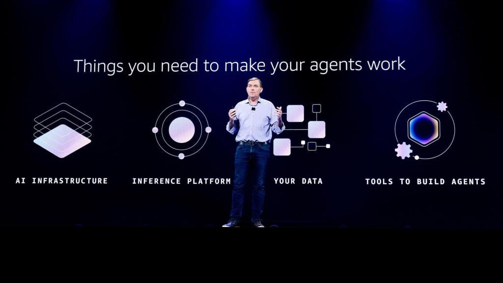 Matt Garman, CEO de Amazon Web Services, en ReInvent 2025.