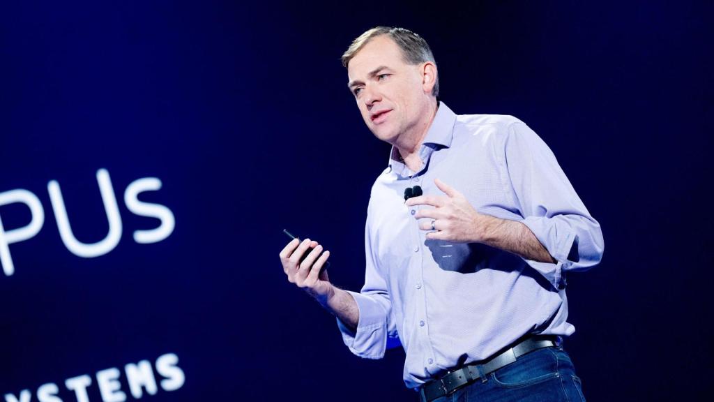 Matt Garman, CEO de AWS, durante su intervención en Las Vegas.