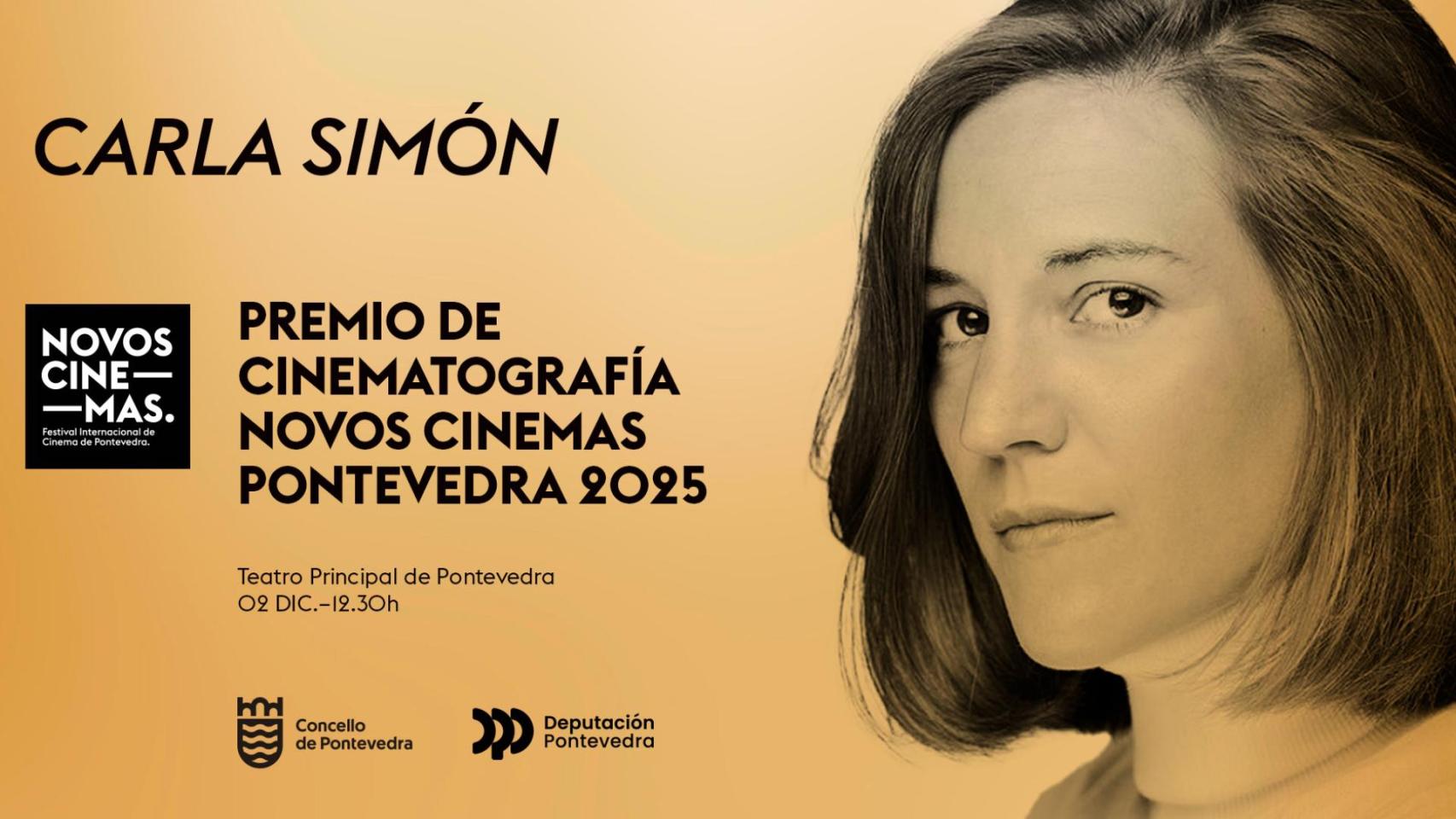 Carla Simón recibe el I Premio de Cinematografía de Novos Cinemas y reivindica su vínculo con Galicia