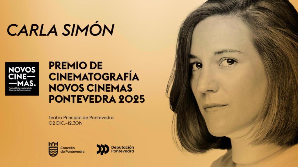Carla Simón recibe el I Premio de Cinematografía de Novos Cinemas y reivindica su vínculo con Galicia