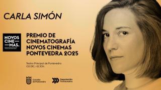 Carla Simón recibe el I Premio de Cinematografía de Novos Cinemas y reivindica su vínculo con Galicia