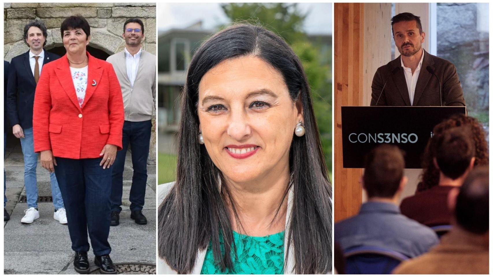 De izquierda a derecha: Carmen García Mateo, Belén Rubio y Jacobo Porteiro