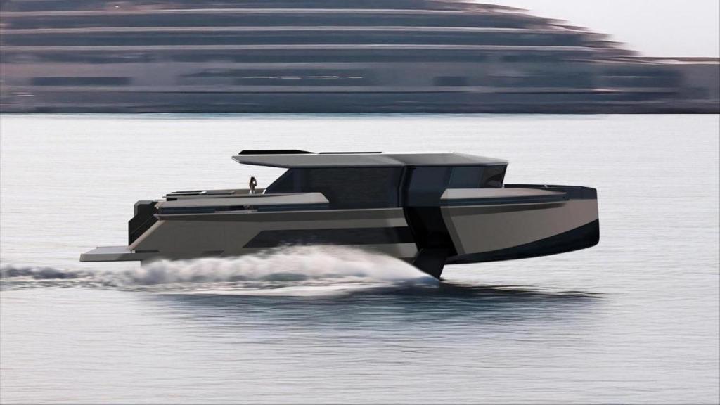 El superyate Ghost que mide 28 metros y estará disponible en tres años