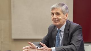 Pedro González-Trevijano, durante su conferencia.