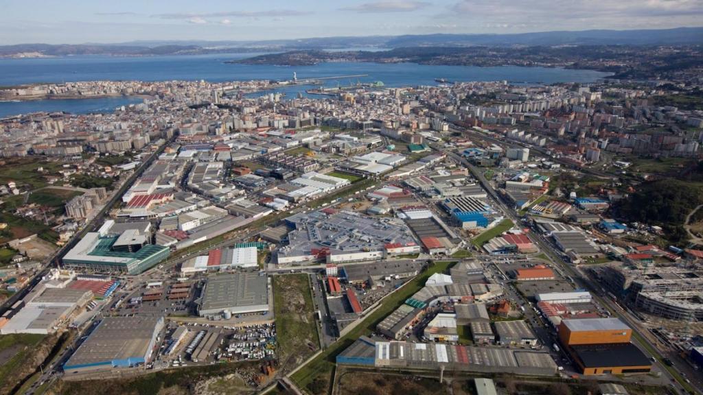 Vista panorámica del polígono de Agrela