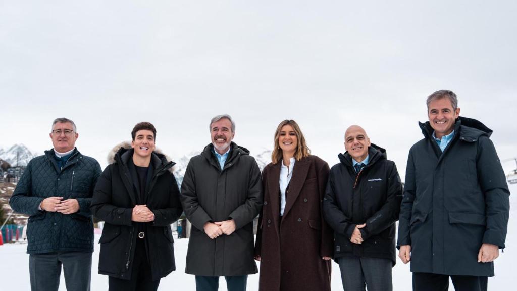 Presentación de las Campanadas de Mediaset desdela estación de esquí de Formigal-Panticosa.