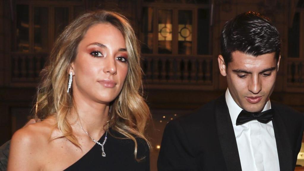 Alice Campello y Álvaro Morata en los GQ Awards 2019.