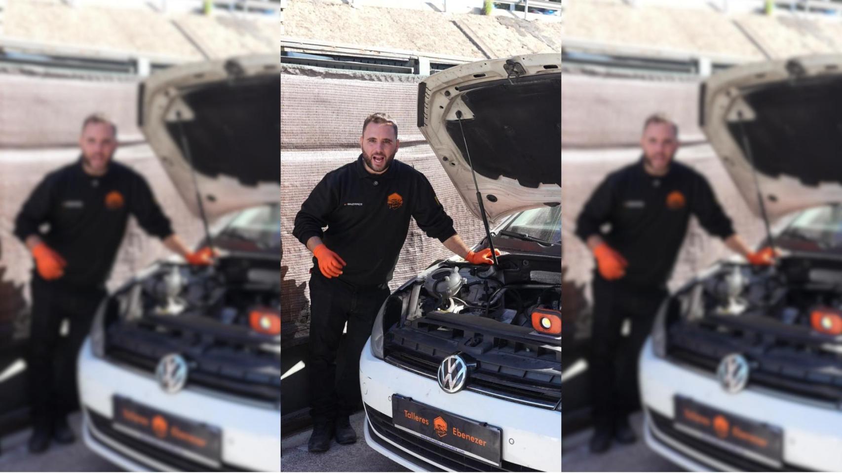 Experto mecánico, Juan José Ebenezer.