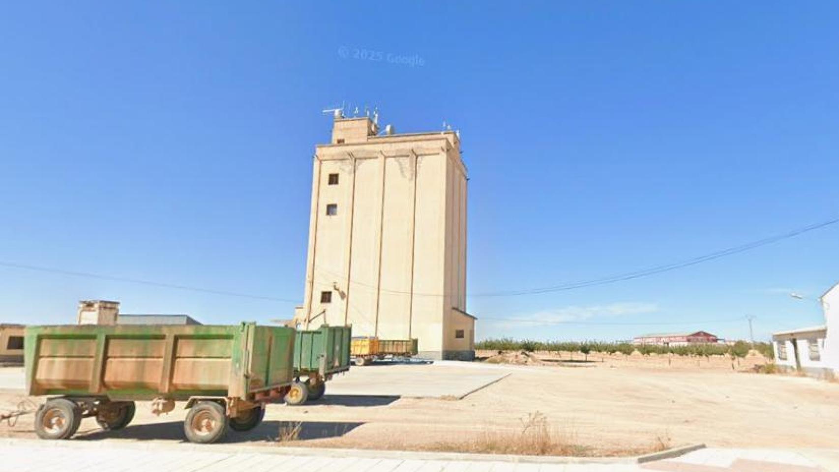 Imagen del silo en el que se ha producido el hallazgo. Foto: Google