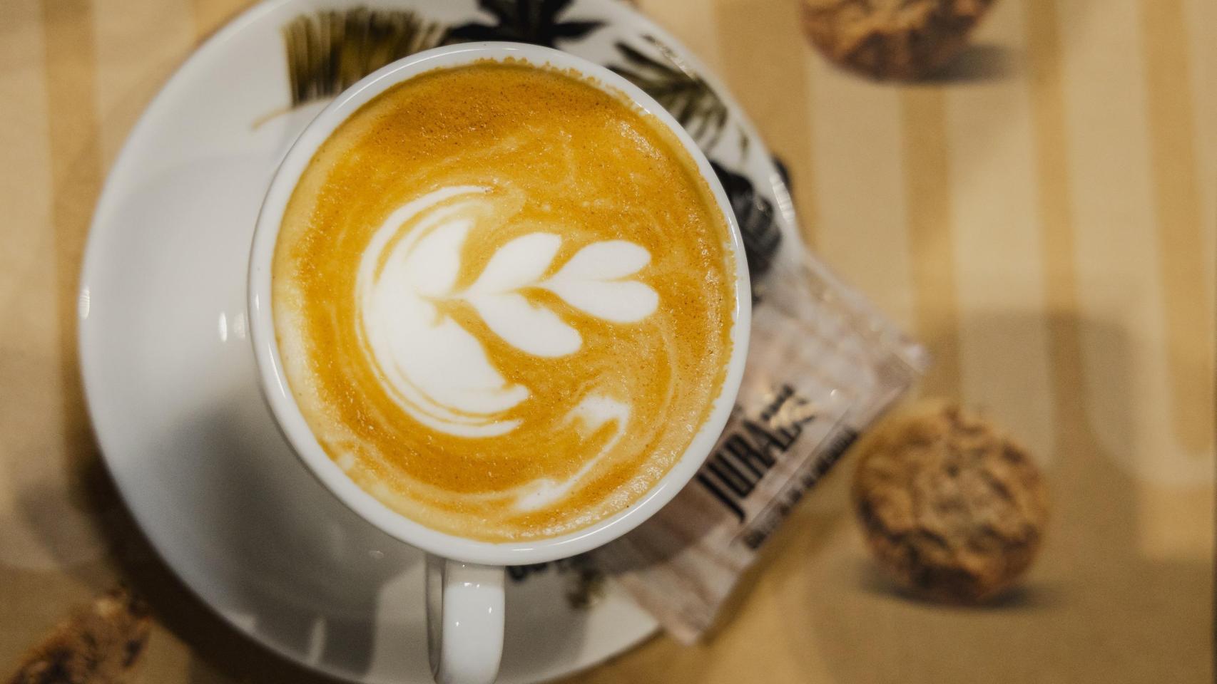 Un café recién preparado