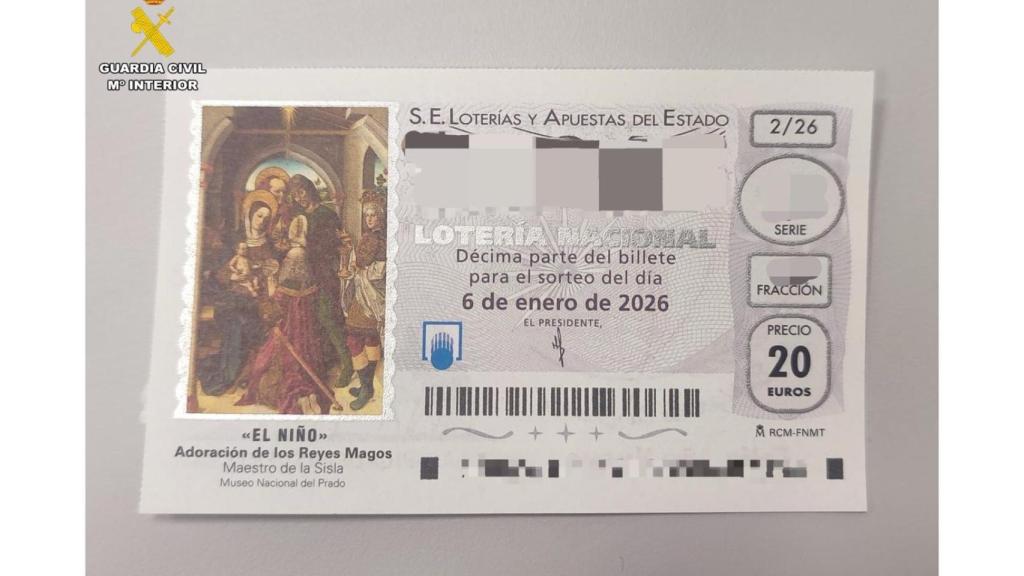 Investigada tras apropiarse de 100 décimos del Sorteo del Niño