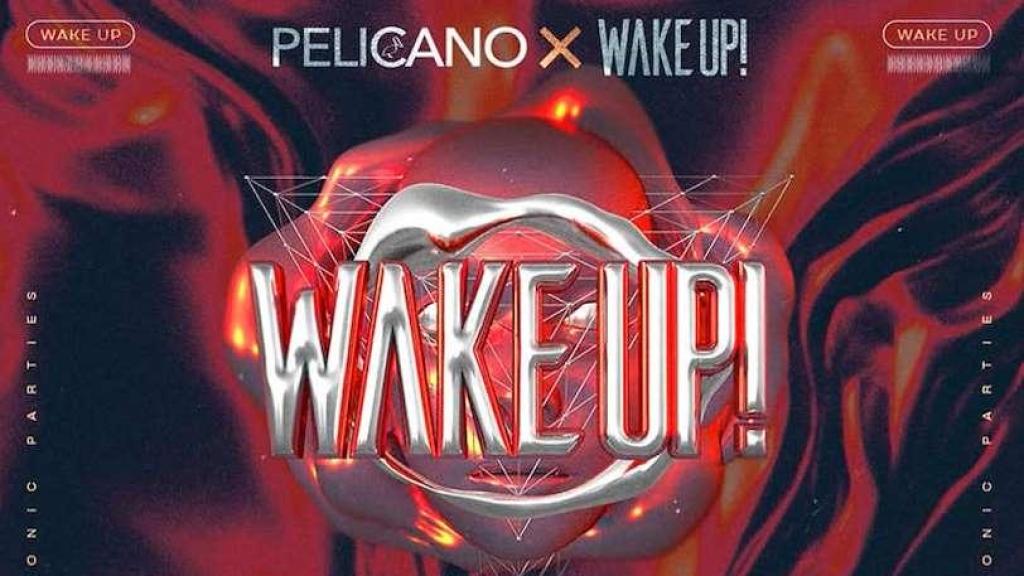 Cartel de la penúltima Wake Up! Party del año, que será acogida por la sala Pelícano