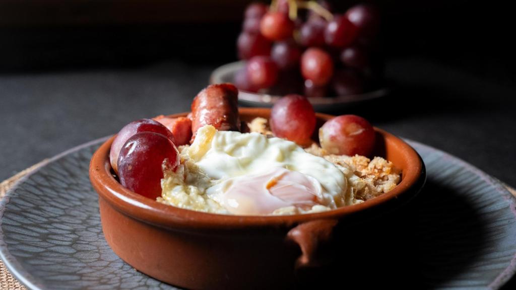 Migas con Longaniza de Graus.