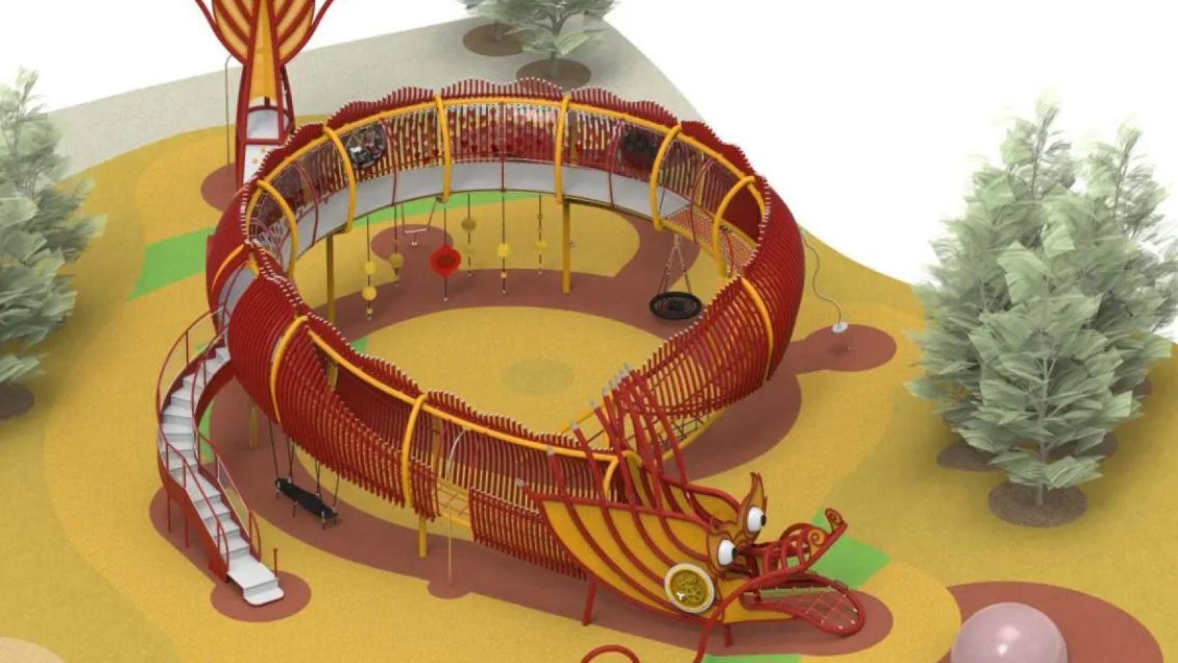 Parque del dragón de Usera.