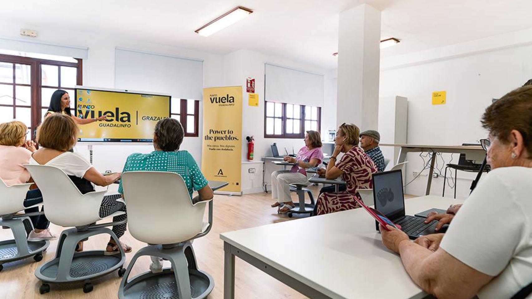 Una de las actividades en un Punto Vuela.