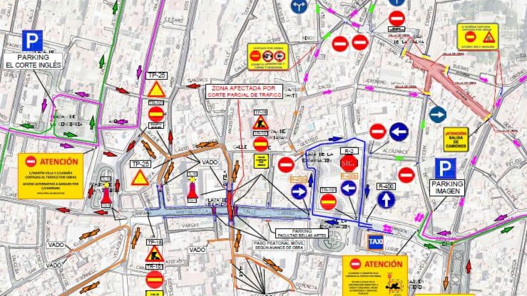 Imagen de los nuevos cortes.