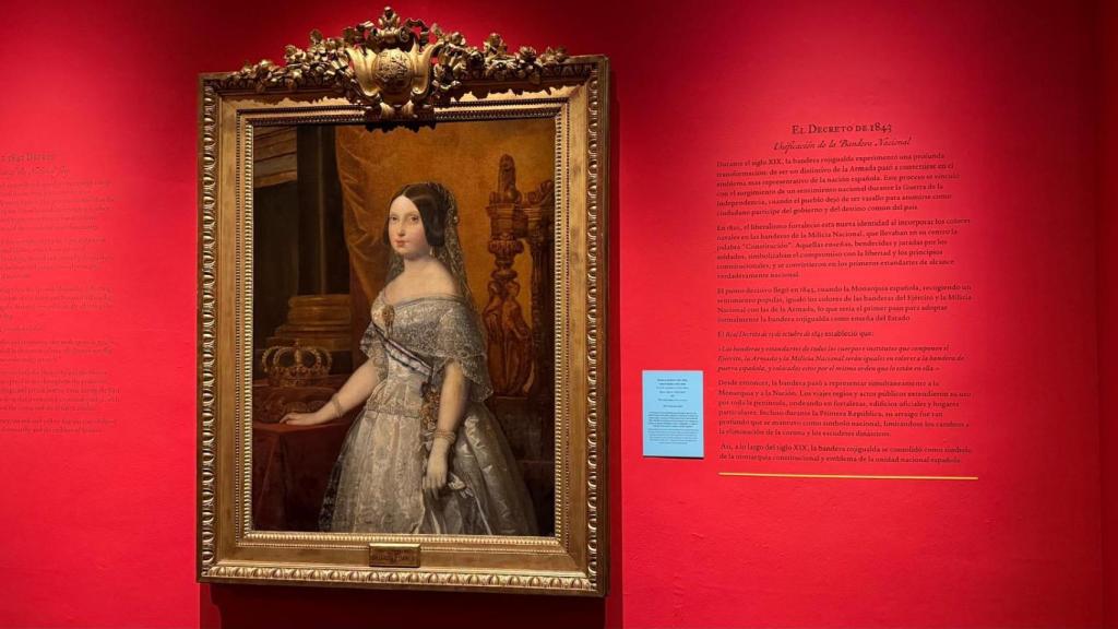 En 1843, bajo el reinado de Isabel II, un Real Decreto los convirtió oficialmente en la bandera de España.