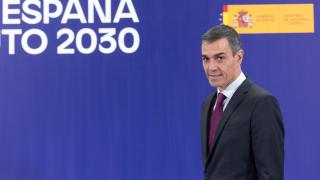 Pedro Sánchez, presidente del Gobierno, en la presentación del plan España Auto 2030